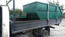 Бункер накопитель 8 м3 для ТБО и ТКО погрузка на автомобиль Газель отправка покупателю