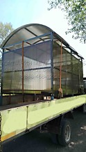 Остановка общественного транспорта произведена из поликарбоната цвет светло-серебряный, погружена на машину и отправлена покупателю по маршруту Ростов-на-Дону - Воронеж