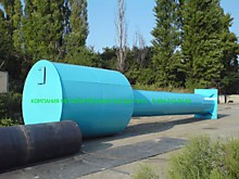 Водонапорная башня 15 м3 общей высотой 11 метров,диаметр ствола башни 1220 мм